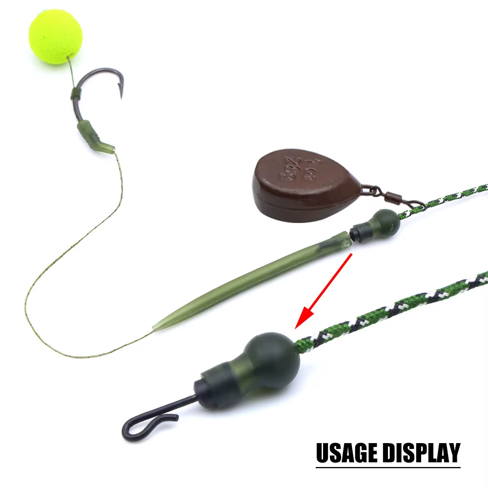 Accesorios de carpa: cuentas de pelo, mangas y conectores giratorios - imagen 2