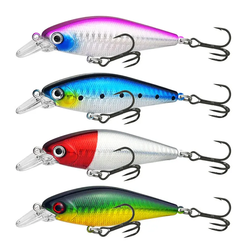 Wobbler Minnow flotante duro para carpa y lubina rayada - imagen 4