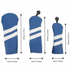 Funda para driver de cuero PU, forro elástico, resistente al agua