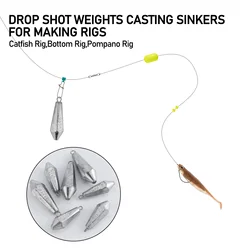 Plomadas hexagonales de fundición para agua salada – Surf casting
