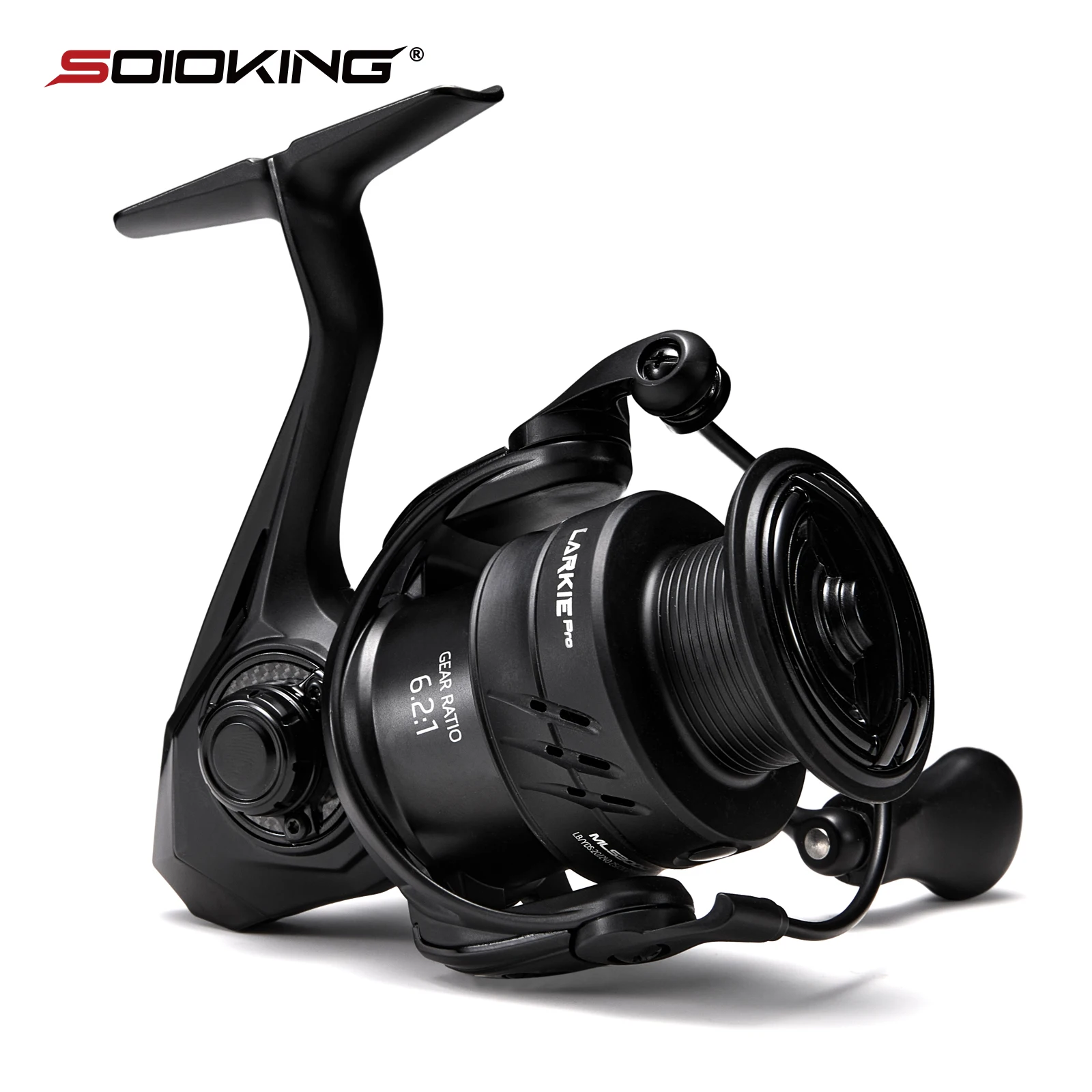 Carrete de spinning Soloking LARKIE pro Carbon para agua salada