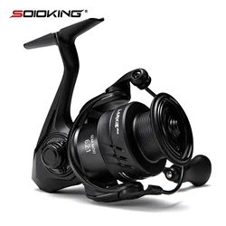 Carrete de spinning Soloking LARKIE pro Carbon para agua salada