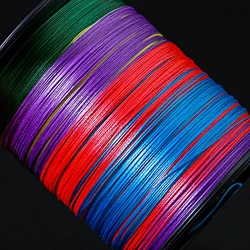 Línea Trenzada PE FISHER X-Strong Multicolor para agua salada