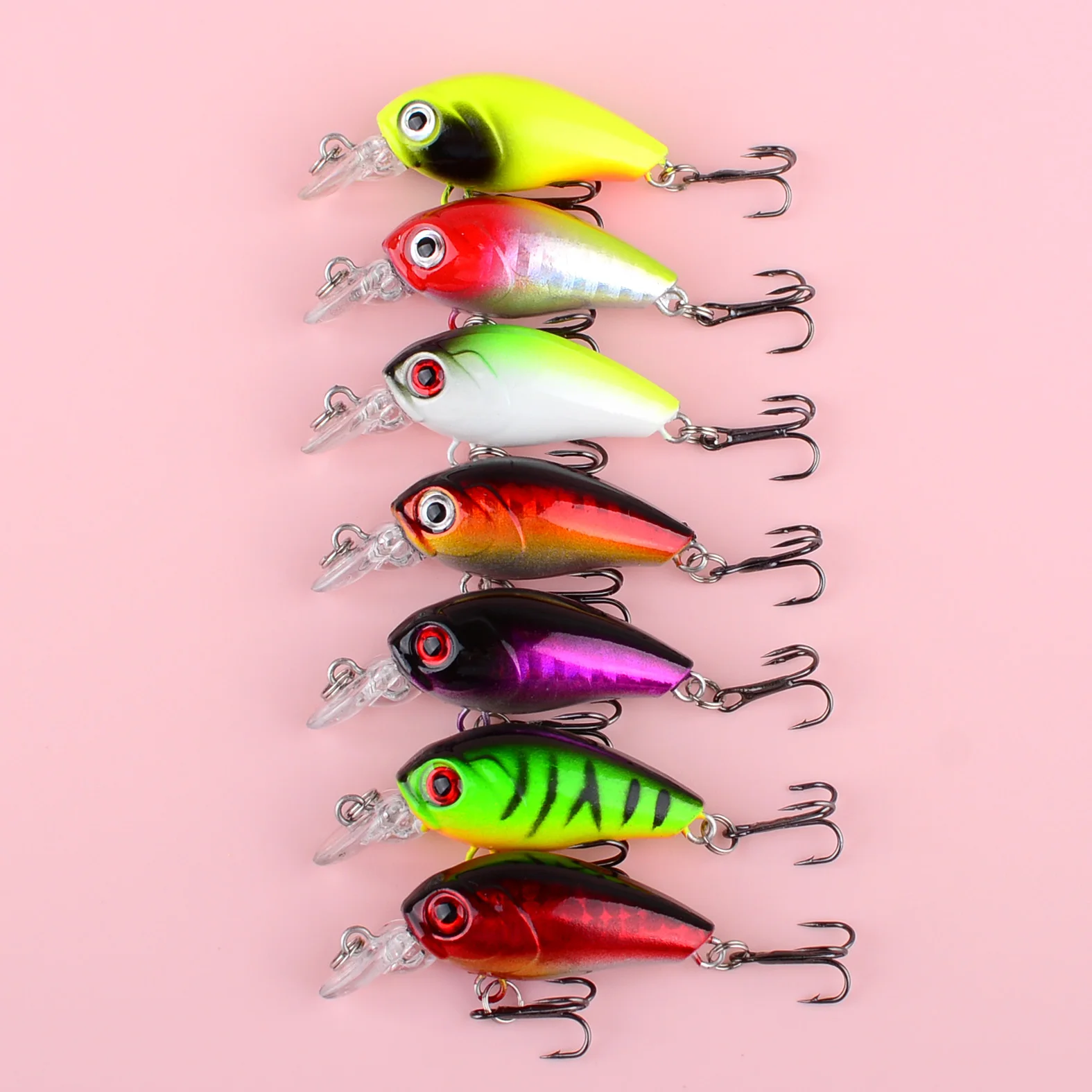 Wobler flotante Crankbait duro para carpa y lubina