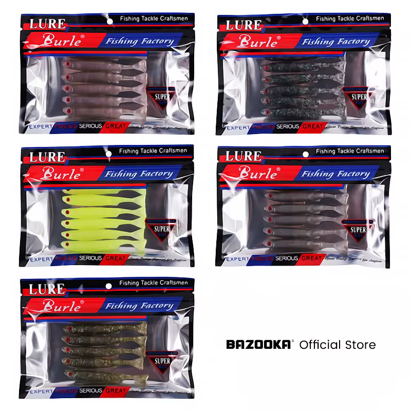 Bazooka Shiner Spinner: Jig Head de vinilo articulado para jigging - imagen 3