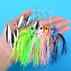 Señuelos para lucio: spinners de metal con lentejuelas