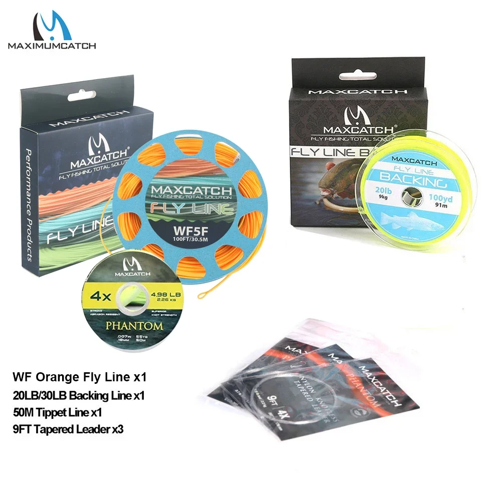 Línea de pesca con mosca MAXIMUMCATCH WF flotante multitono