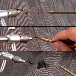 Set de atado para moscas con aguja dubbing y torcedor
