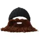Gorro beanie de lana con bigote pirata, barba y peluca para cosplay - imagen 4