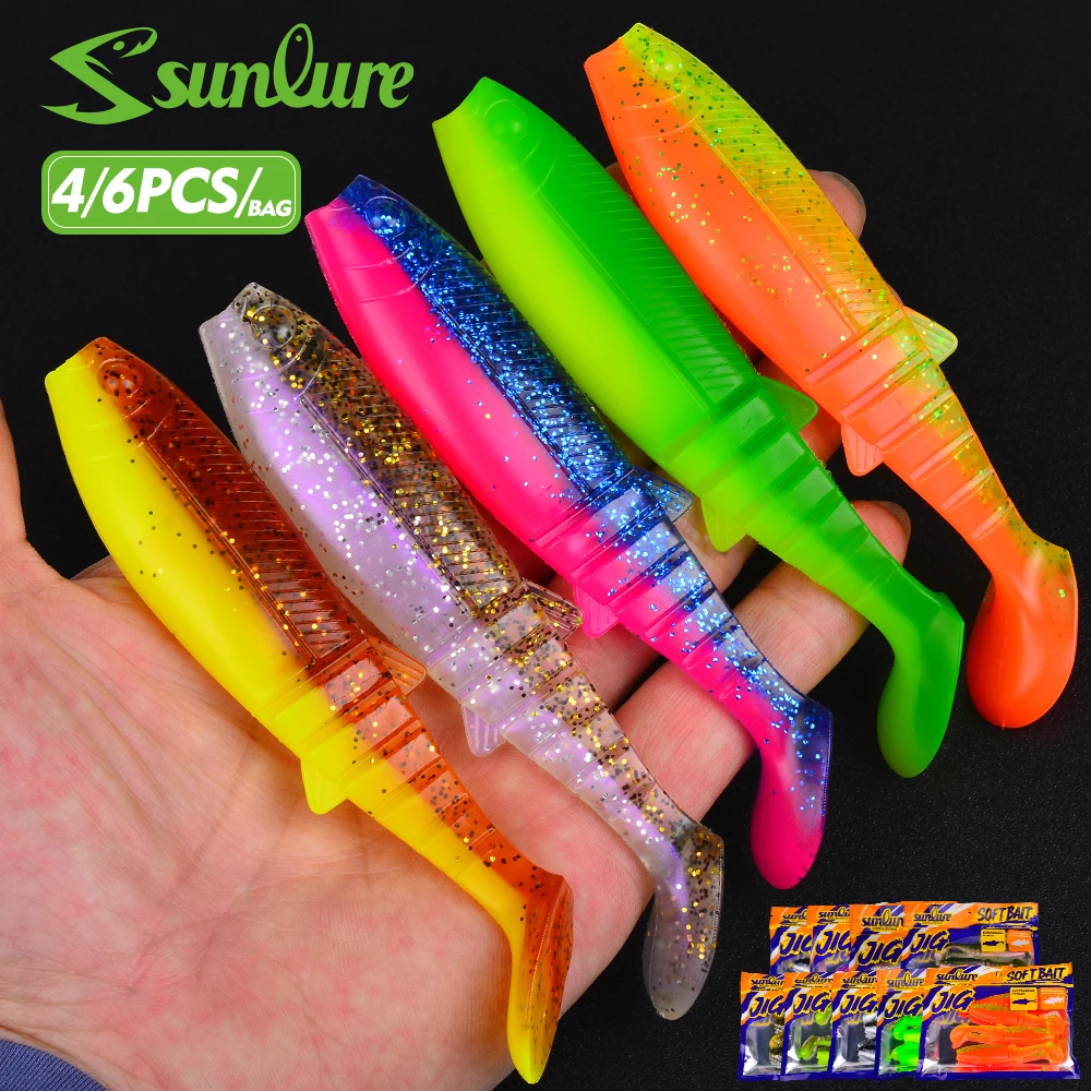 Señuelo flotante Sunlure Swimbait suave cola en T TPR - imagen 3