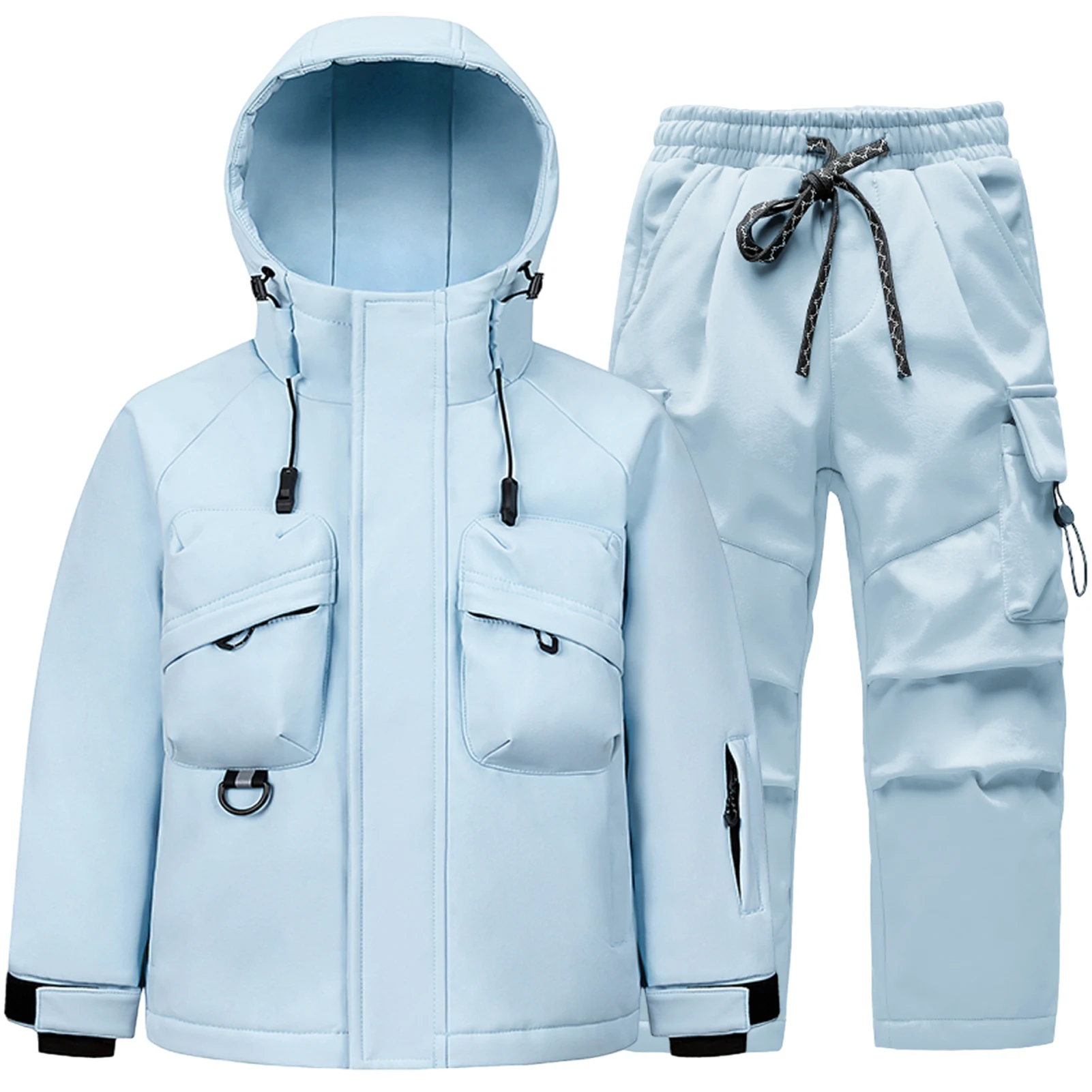 Conjunto de esquí impermeable para niños, a prueba de viento - imagen 2