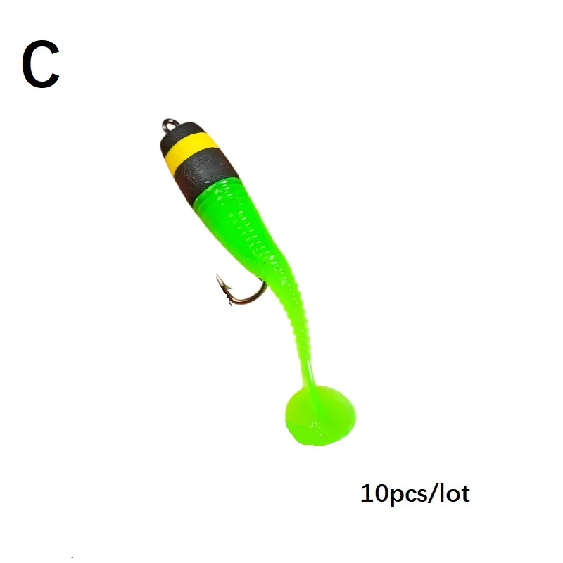 Señuelo flotante suave con anzuelo y alta flotabilidad para lucio - imagen 5