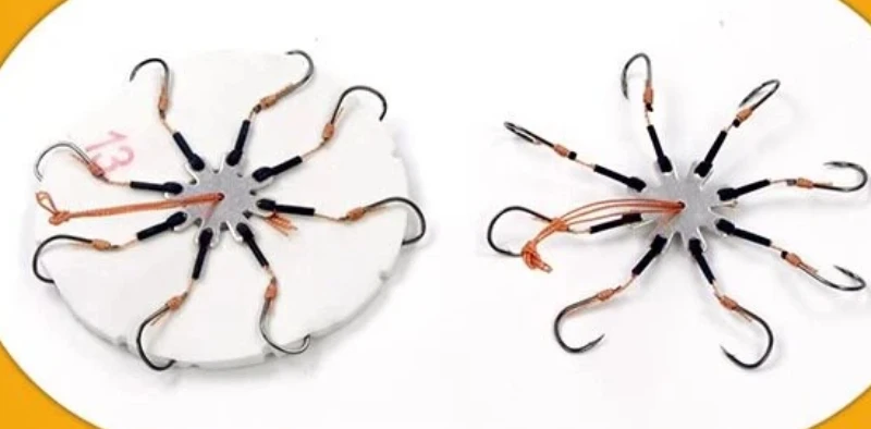 Soporte para cebo y anclaje del cebo