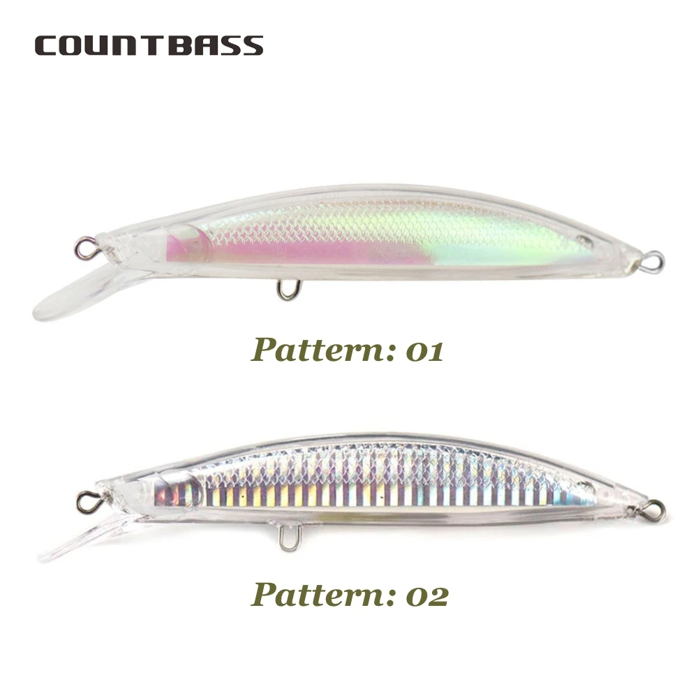 Pack de 10 cebos Countbass en tres tallas