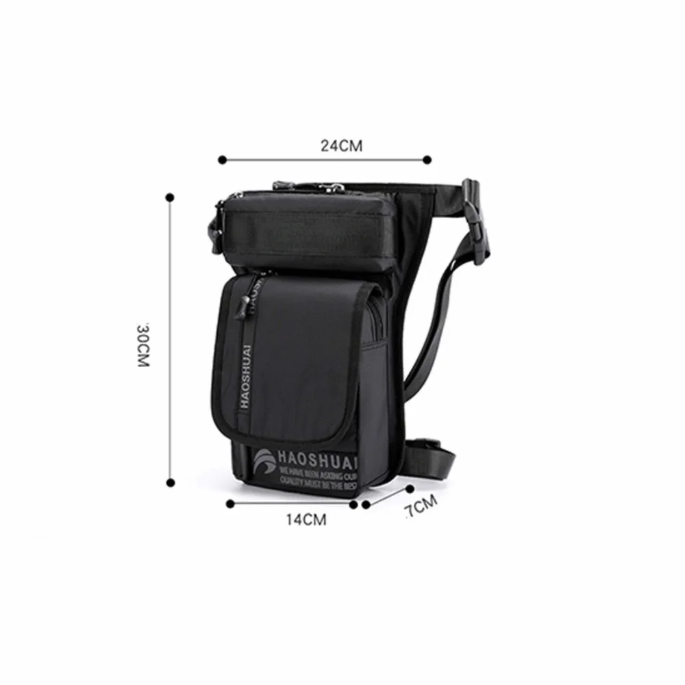 Riñonera impermeable para pierna de nylon – Bolsa de muslo - imagen 5