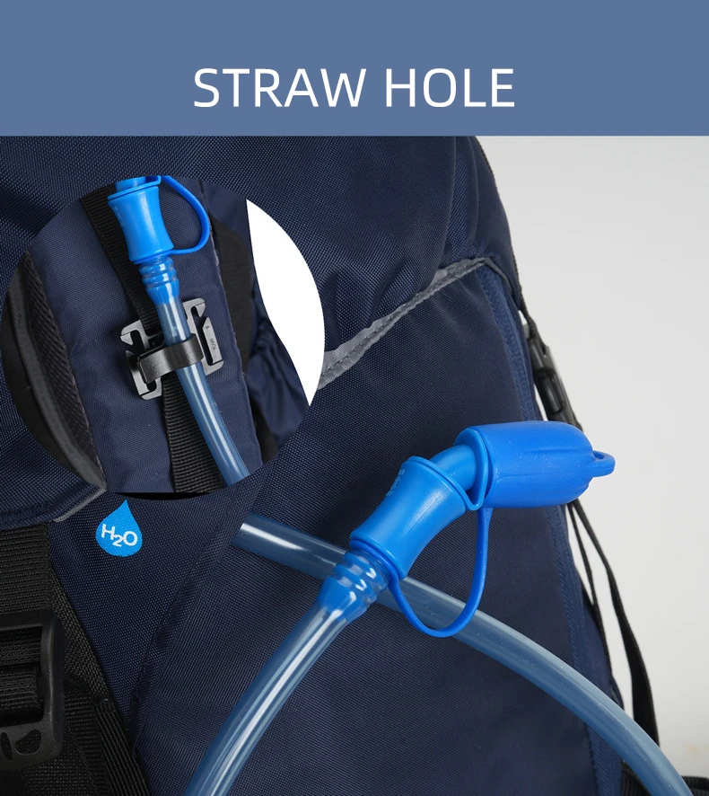 Mochila vista trasera y detalles de sujeción
