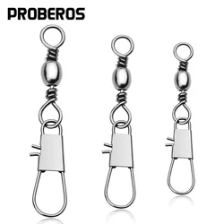 Conector Snap de acero para señuelos – Rodamiento giratorio y pin