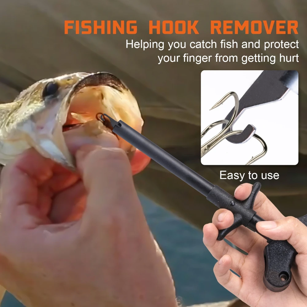 Kit de Pesca con Alicates Inox y Desanzuelador – Bolsa Impermeable - imagen 2