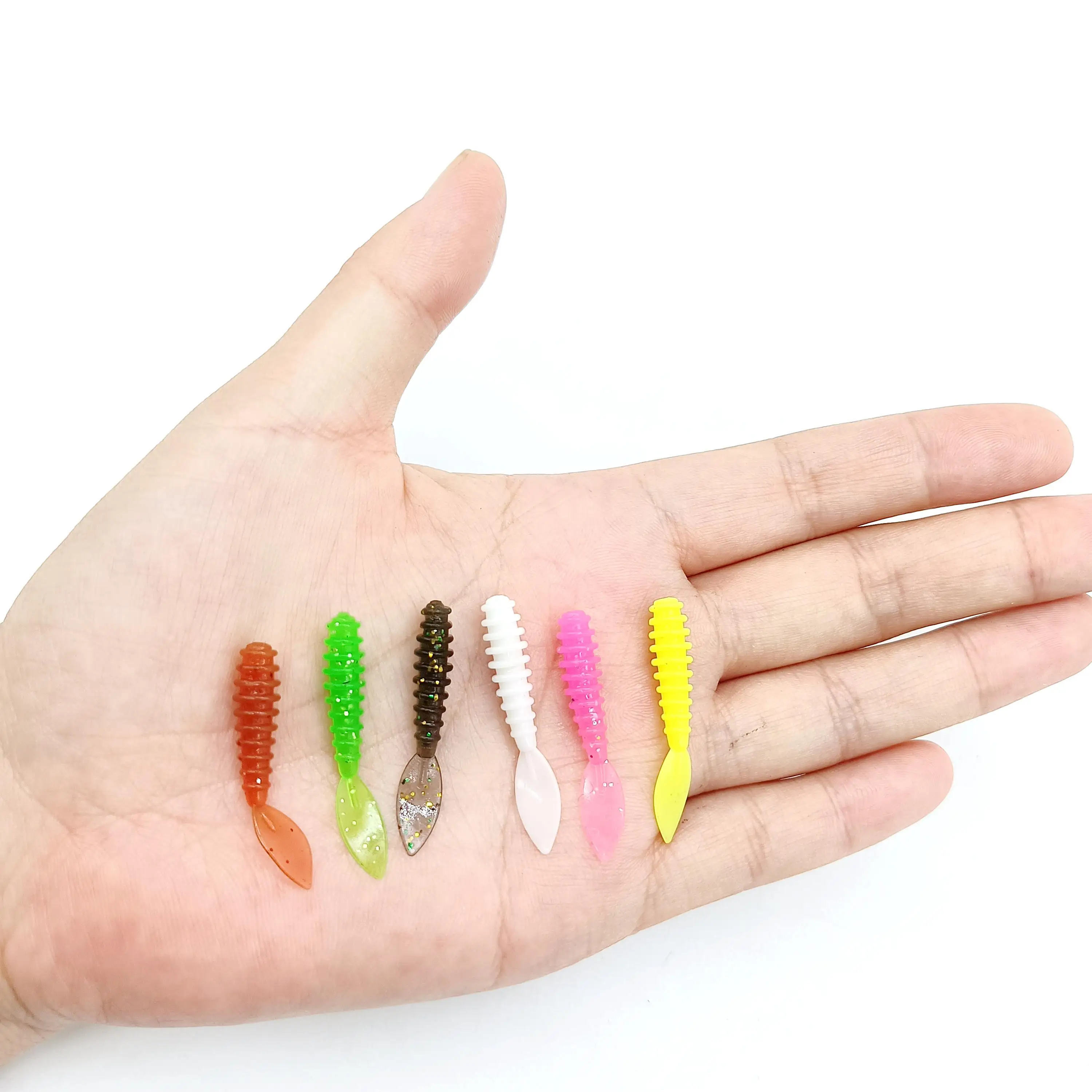 Detalle del tamaño y flexibilidad del señuelo