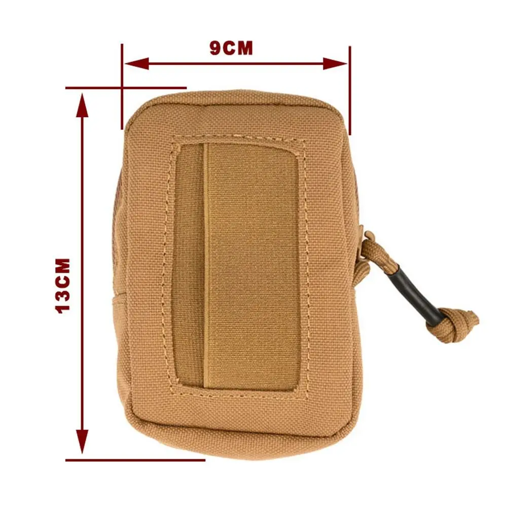 Bolsa para guantes con cinturón de nailon resistente montada en cinturón táctico