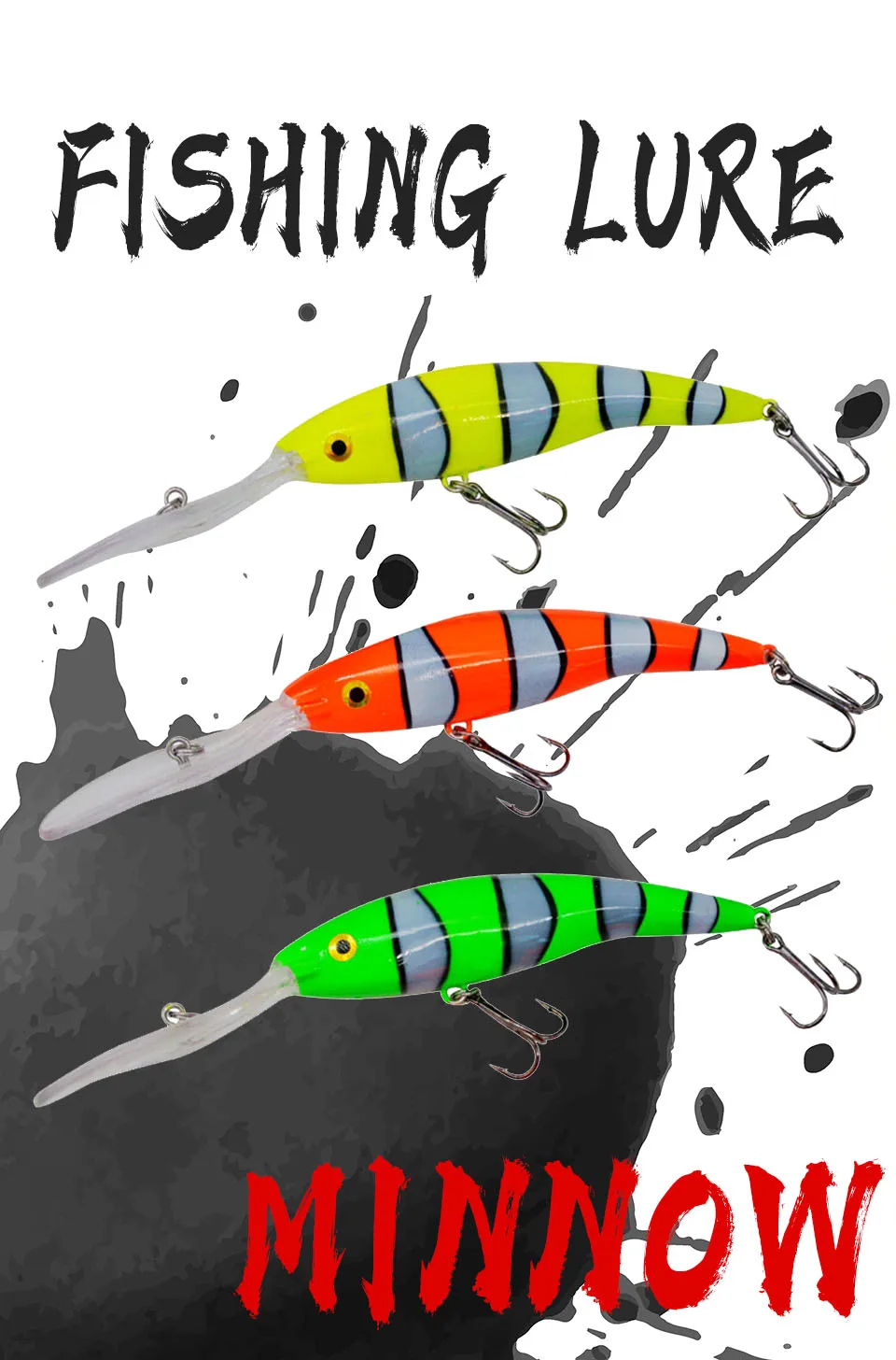 Señuelo Minnow en acción