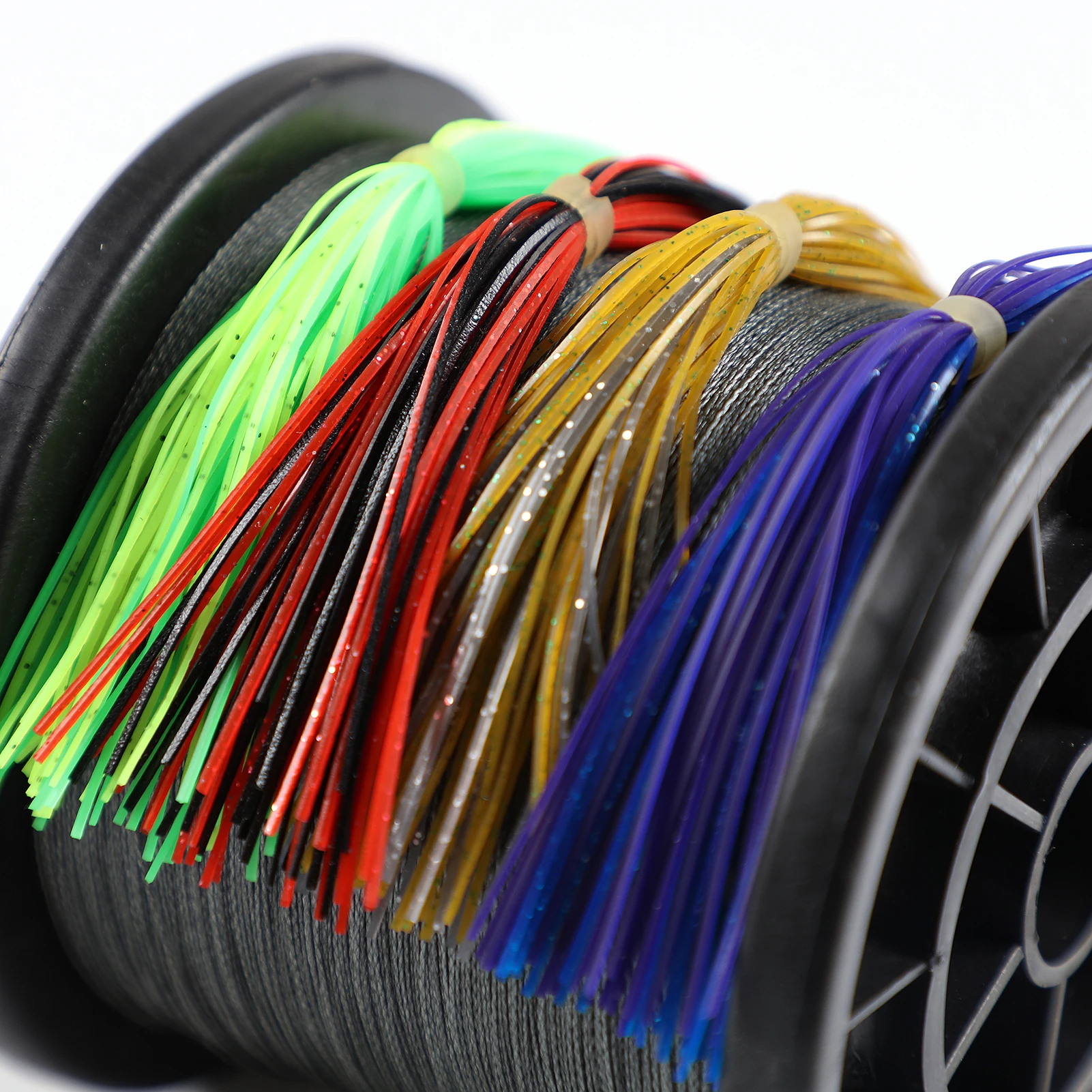 Faldas Spinnerbait y Buzzbait de silicona con cables de goma - imagen 5
