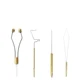 Kit atado de moscas con soporte bobina acabado y enhebrador Bodkin