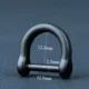Anillos de grillete tipo herradura de titanio para exteriores - imagen 2