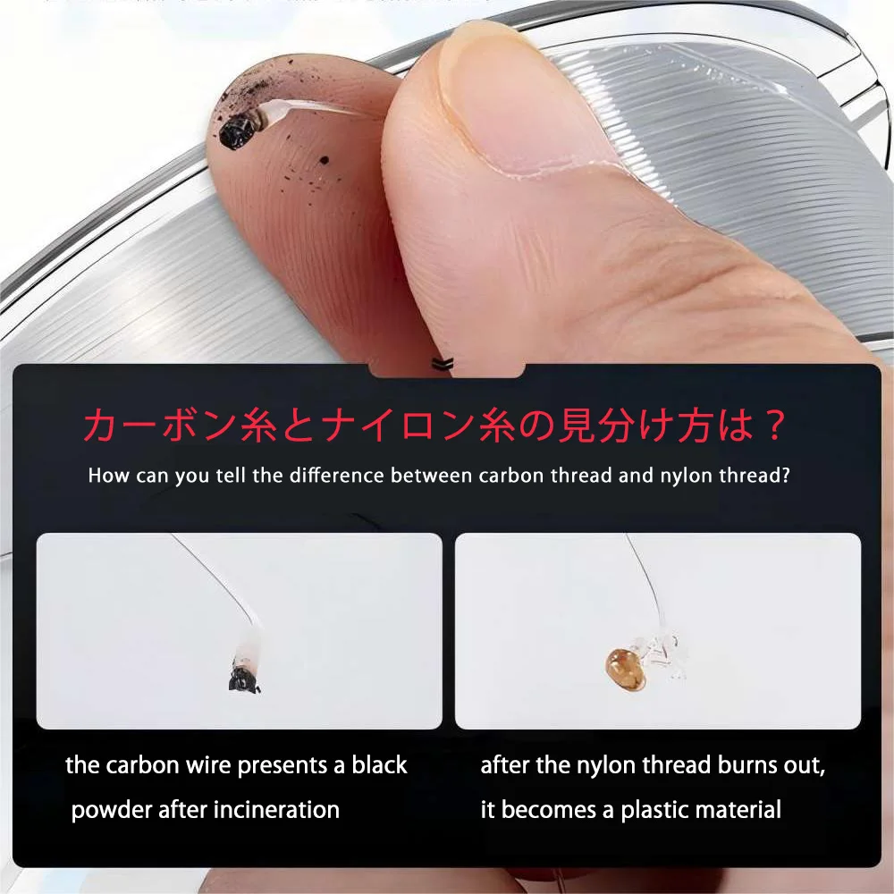 Línea fluorocarbono japonés puro resistente para pesca en agua salada - imagen 3