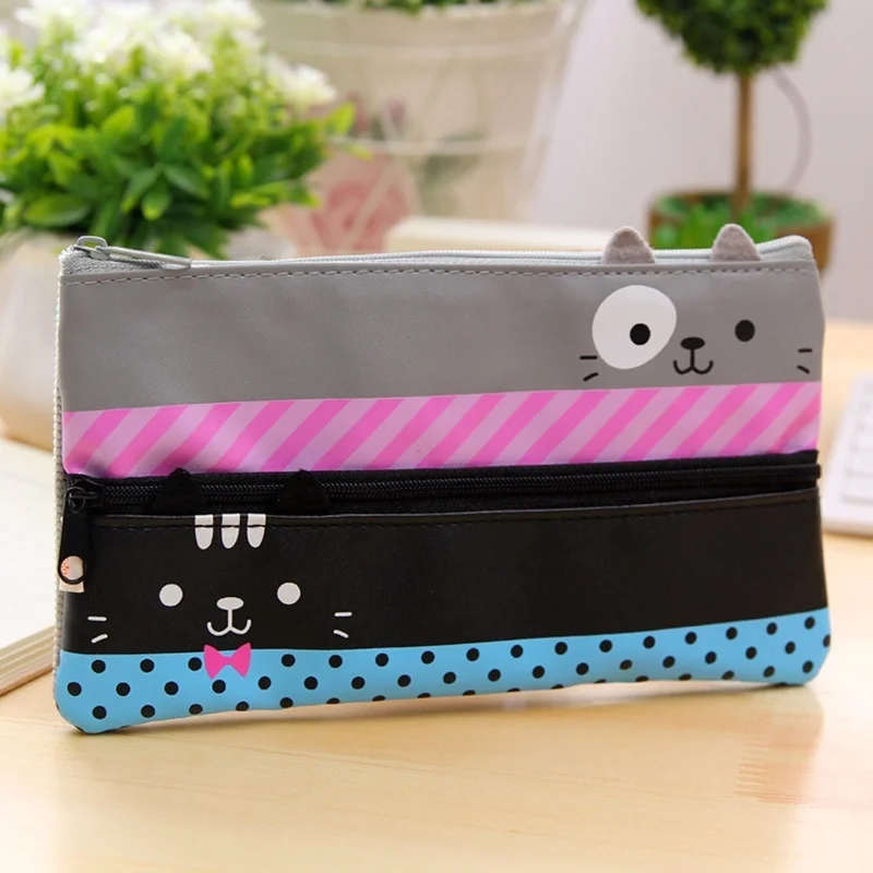 Estuche kawaii con estilo de vuelta al cole