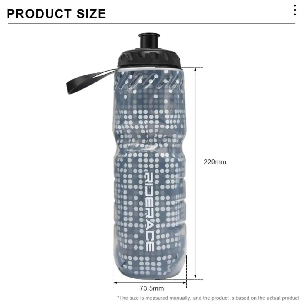 Botella deportiva doble capa para bicicleta