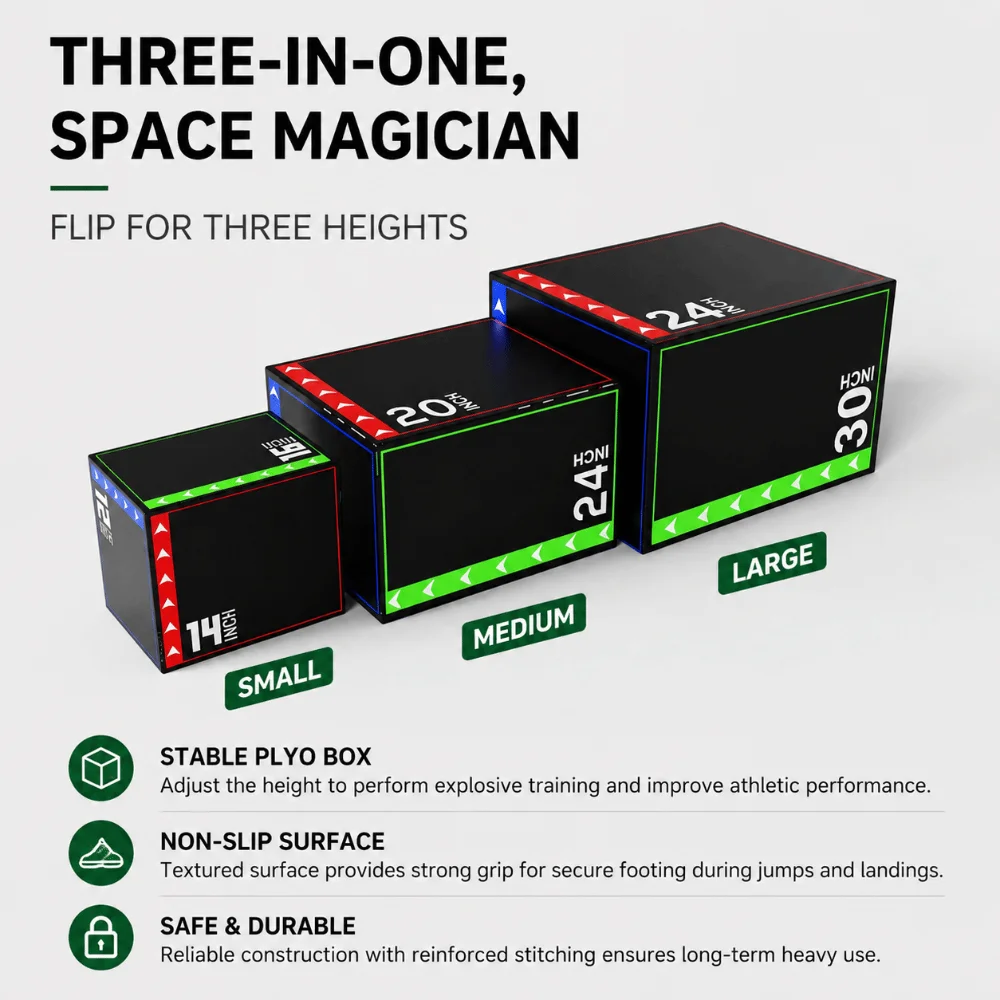Caja de saltos pliométricos portátil antideslizante a prueba de golpes - imagen 5