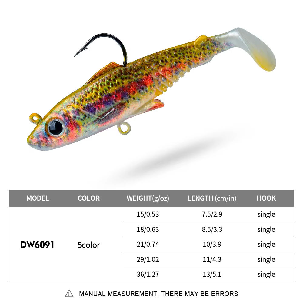 PROBEROS Vinilo Paddle Tail para lucioperca, lubina y lucio