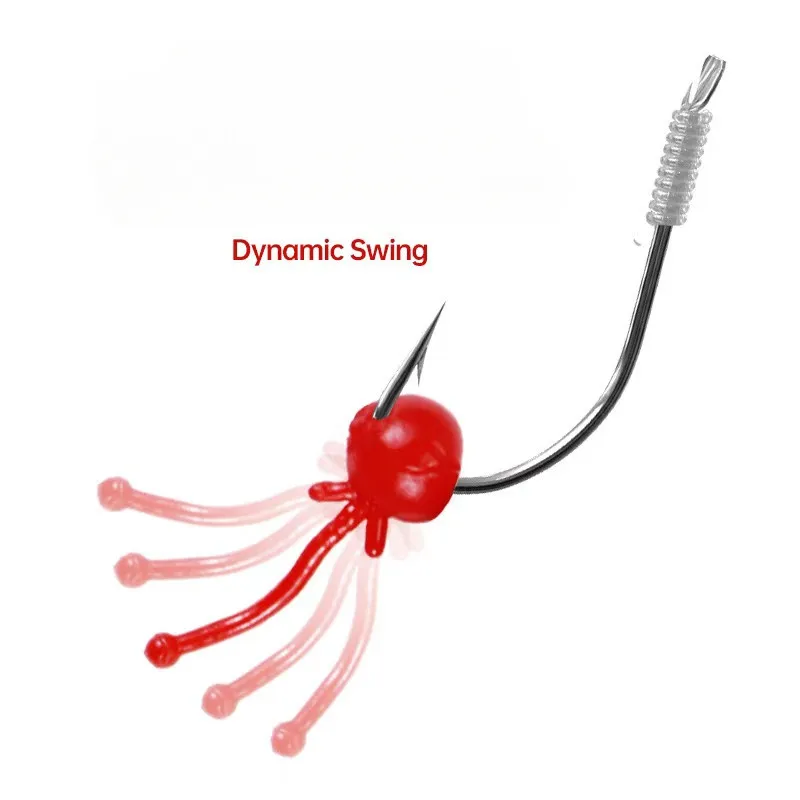 Cebo de pesca en material TPR suave