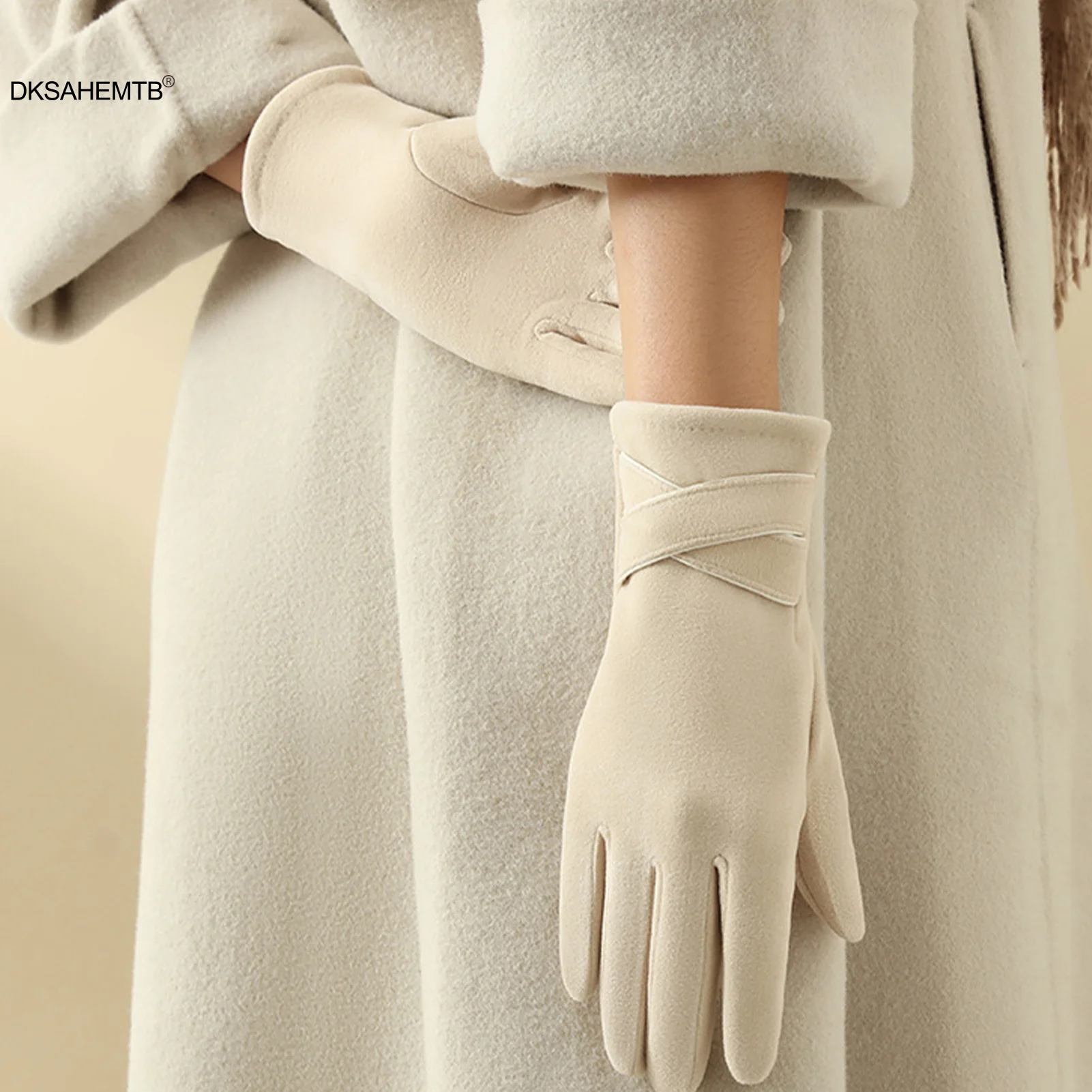 Guantes de invierno a prueba de viento mujer para pesca deportiva - imagen 3