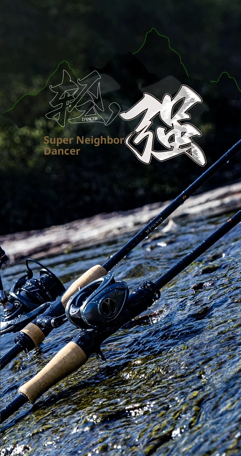 Conjunto completo SEMBO Super Dancer III con carrete y caña ultraligera