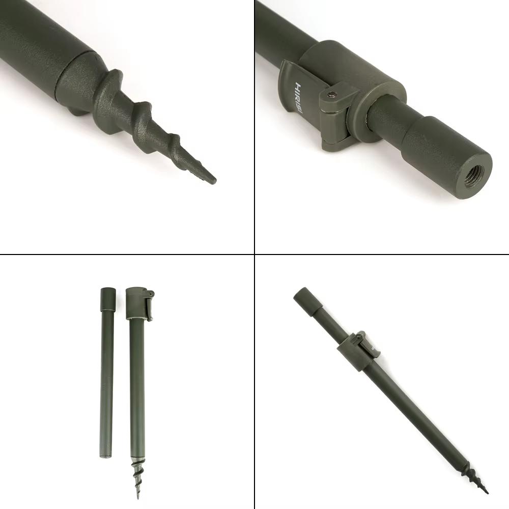 Soporte de cañas ajustable Hirisi aluminio, Buzz Bar para rod pod
