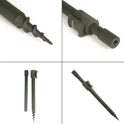 Soporte de cañas ajustable Hirisi aluminio, Buzz Bar para rod pod