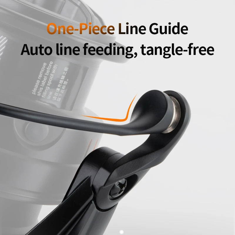 Carrete de pesca giratorio Huidiao Zero Play finesse con freno suave - imagen 2