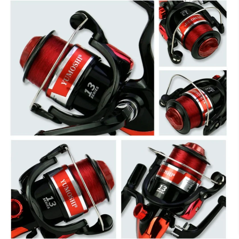 Carrete ligero recogida izquierda – Baitcasting perfil bajo agua salada