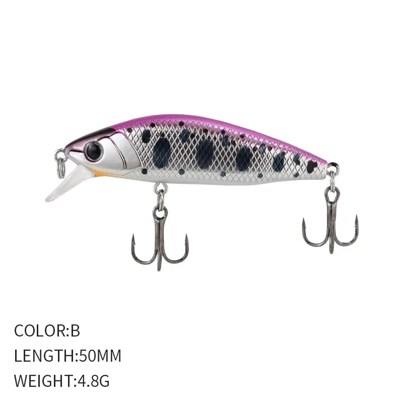 Minnow Wobbler duro para trucha y perca en agua dulce, río - imagen 5