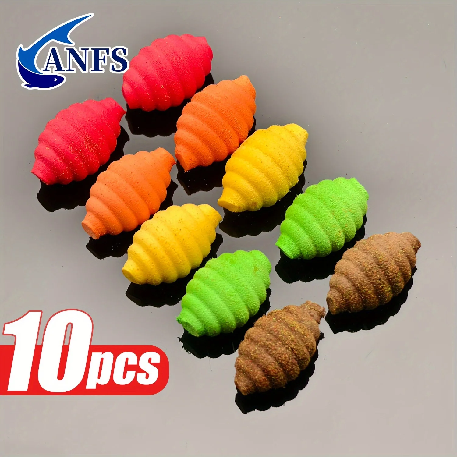 Detalle de las cuentas flotantes de EVA para carpa