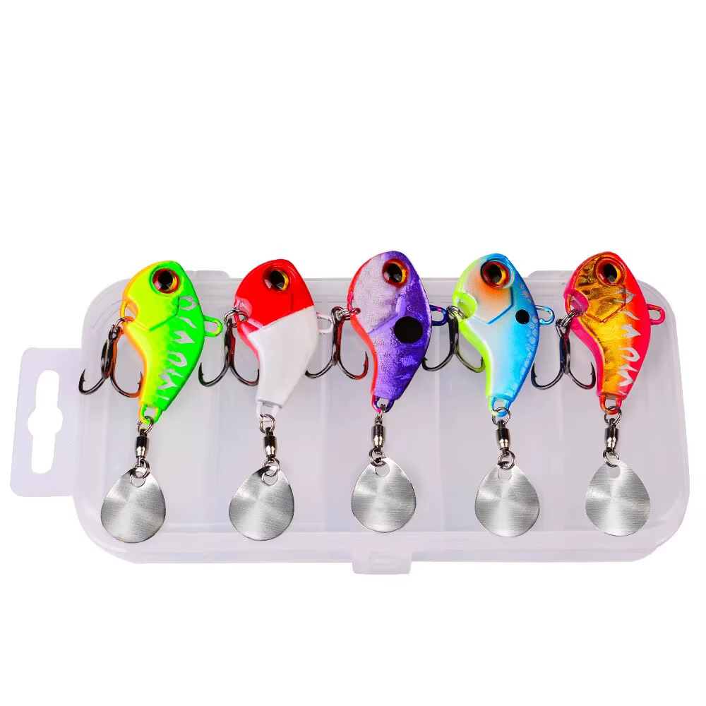 VIB Kit de señuelos para pesca con cucharas giratorias hundidas - imagen 2