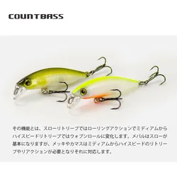 COUNTBASS Señuelo duro que se hunde - Cebo de pesca en aguas saladas