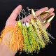 Señuelo Spinnerbait metálico con anzuelo afilado y cola atractiva