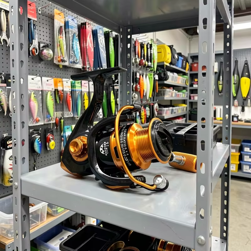 Carrete Spinning 9000 para Jigging con Freno Delantero - imagen 5
