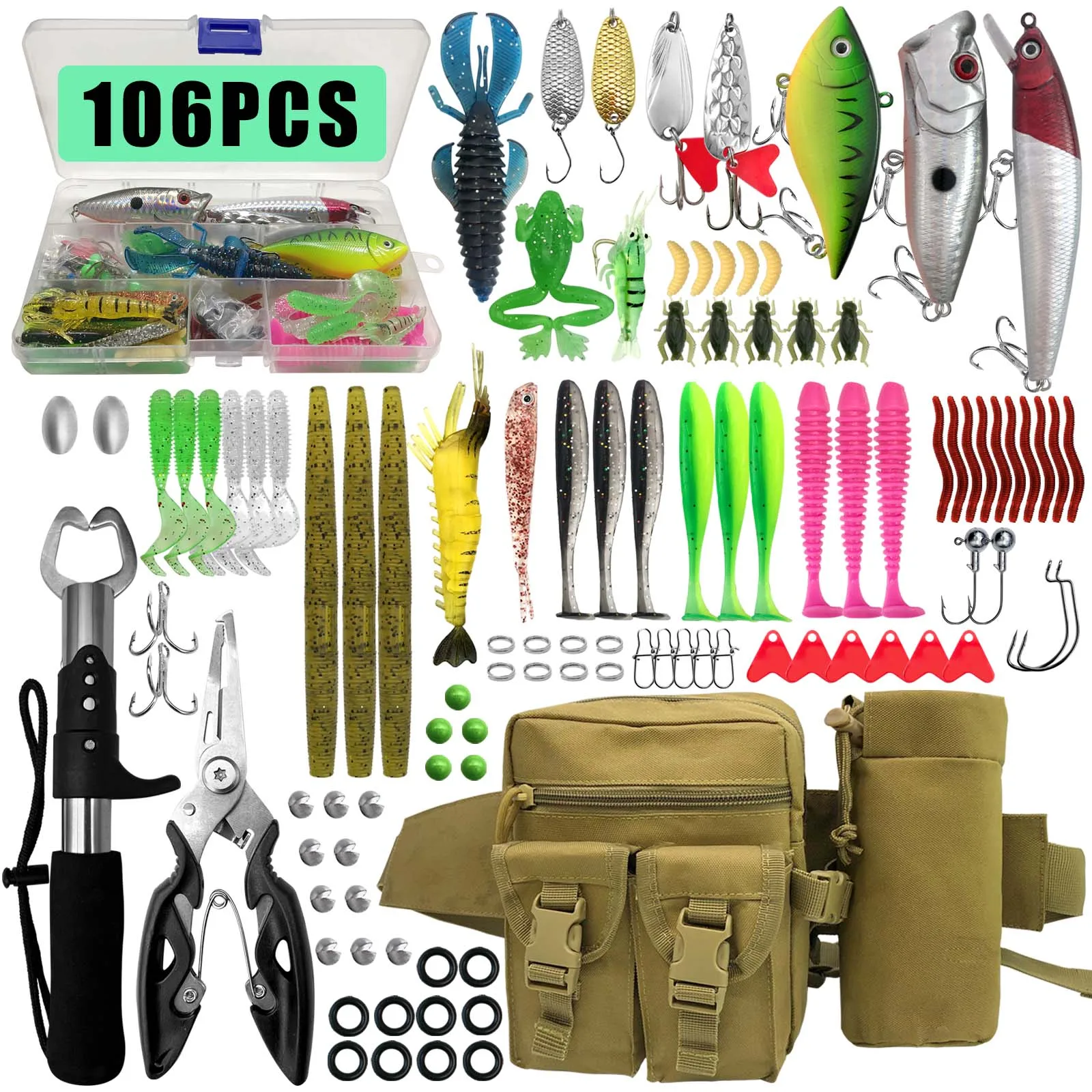 Kit de señuelos artificiales para pesca – surtido en caja - imagen 3