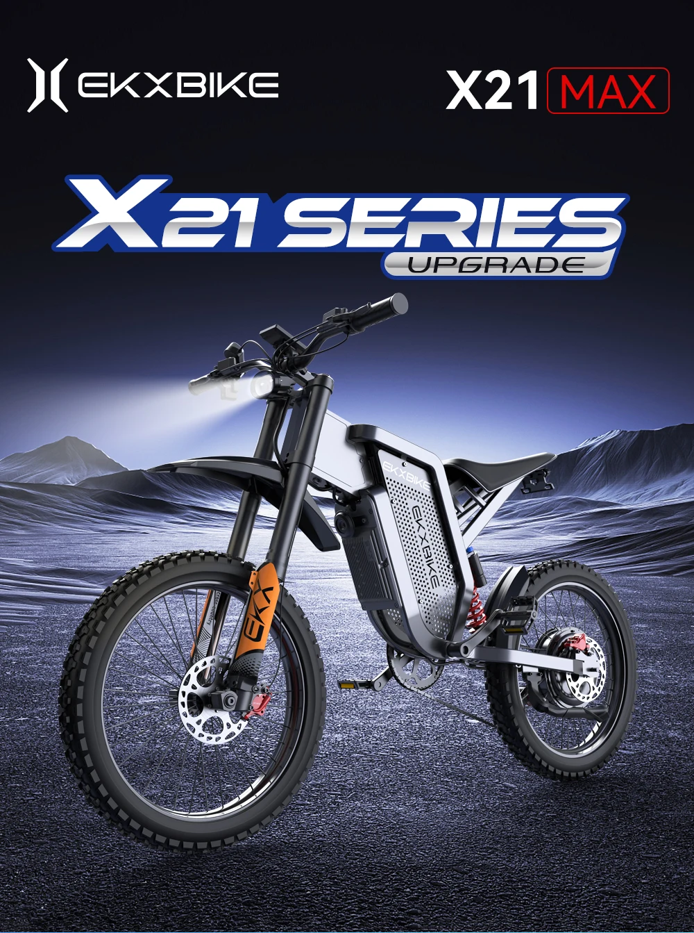 Dirtbike eléctrica con enfoque off-road