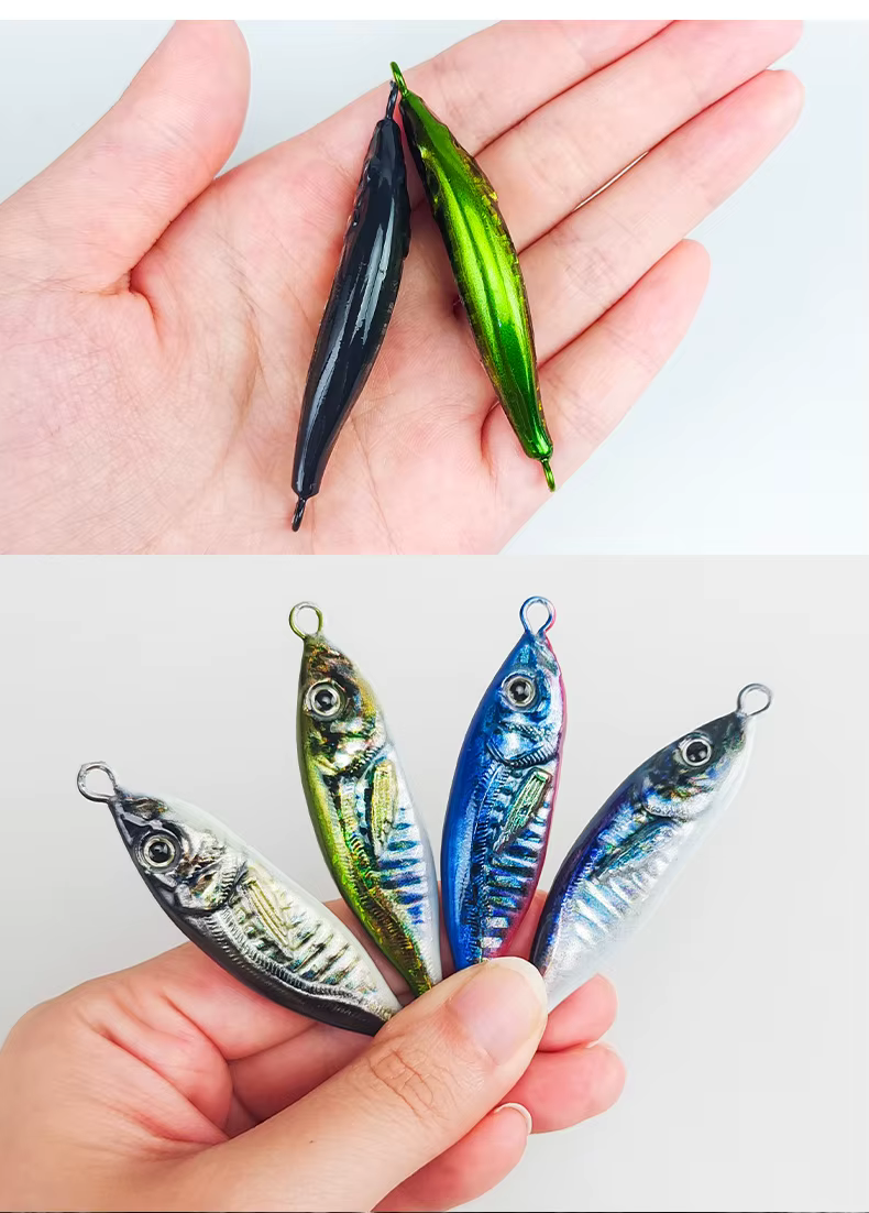 Vista detalle señuelo jigging