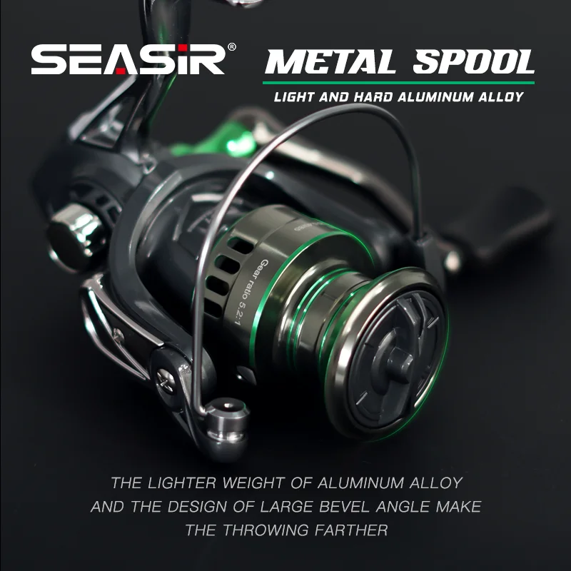 Seasir DW Carrete giratorio para pesca en agua salada - imagen 4